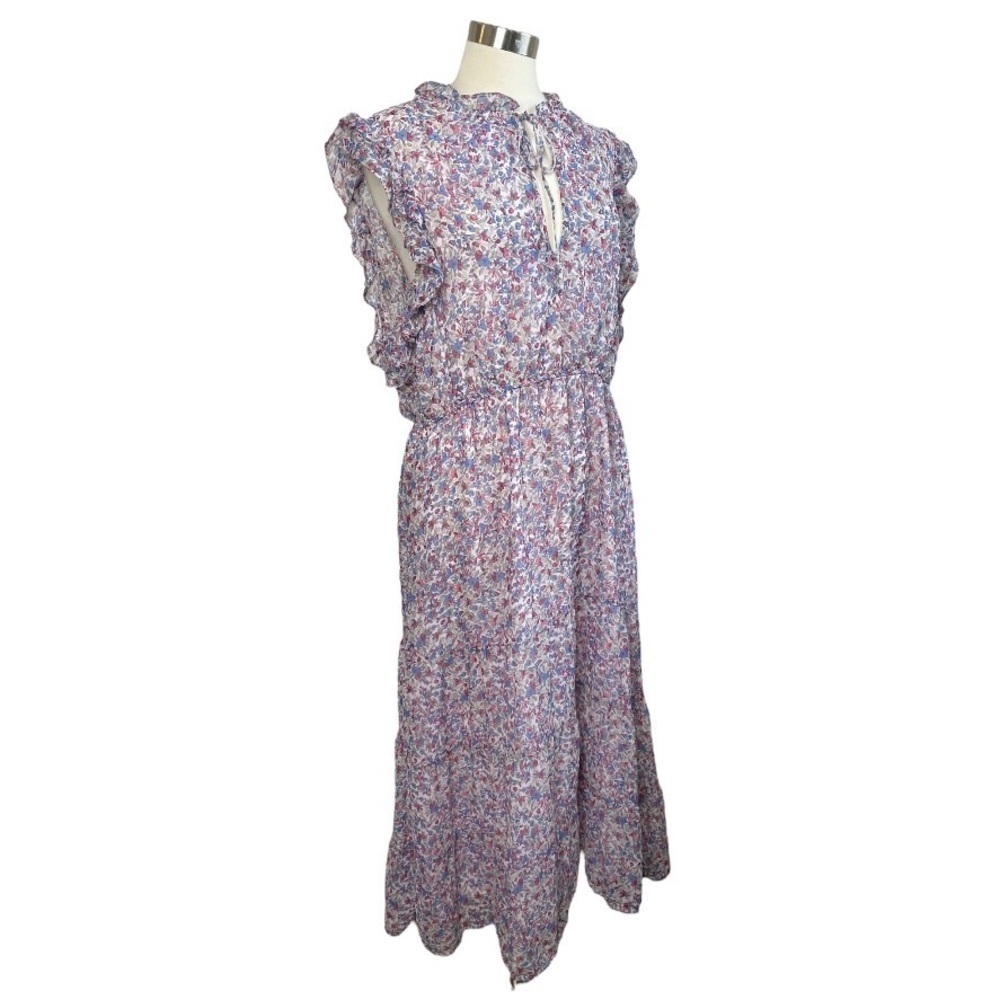 BB DAKOTA STEVE MADDEN Chiffon Floral Tiered Dress size XXL - Picture 5 of 8
